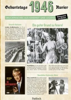 1946 - Geburtstagskurier-Pattloch Geschenkbuch Clearance