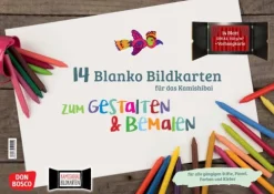 14 blanko Bildkarten zum Gestalten & Bemalen für das Kamishibai-Don Bosco Medien GmbH Online
