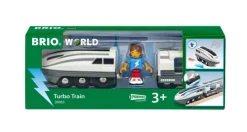 36003 BRIO Turbo-Zug - Batteriebetriebener Spielzeugzug für Kinder ab 3 Jahren-Ravensburger Spieleverlag New