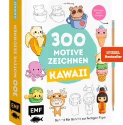 Edition Michael Fischer 300 Motive zeichnen - Kawaii Clearance
