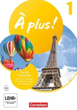 À plus ! 2. Fremdsprache. Band 1 - Carnet d'activités mit interaktiven Übungen-Cornelsen Verlag GmbH