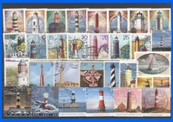50 verschiedene Briefmarken Leuchttürme-Rewa Collection Outlet