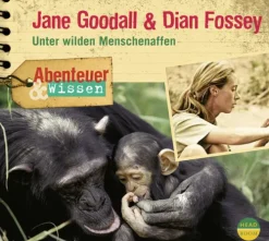 Abenteuer & Wissen: Jane Goodall & Dian Fossey, 1 Audio-CD-headroom sound production Hot