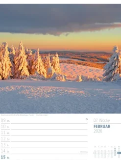 Abenteuer Deutschland Wochenplaner Kalender 2026 | Naturparadiese-Ackermann Kunstverlag Sale