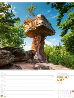 Abenteuer Deutschland Wochenplaner Kalender 2026 | Naturparadiese-Ackermann Kunstverlag Sale