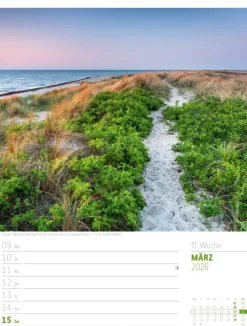 Abenteuer Deutschland Wochenplaner Kalender 2026 | Naturparadiese-Ackermann Kunstverlag Sale