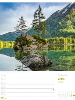 Abenteuer Deutschland Wochenplaner Kalender 2026 | Naturparadiese-Ackermann Kunstverlag Sale