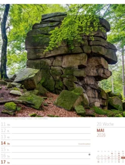 Abenteuer Deutschland Wochenplaner Kalender 2026 | Naturparadiese-Ackermann Kunstverlag Sale