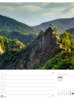 Abenteuer Deutschland Wochenplaner Kalender 2026 | Naturparadiese-Ackermann Kunstverlag Sale