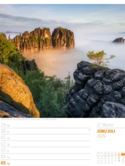 Abenteuer Deutschland Wochenplaner Kalender 2026 | Naturparadiese-Ackermann Kunstverlag Sale