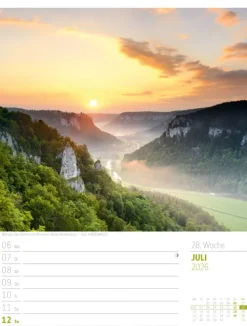 Abenteuer Deutschland Wochenplaner Kalender 2026 | Naturparadiese-Ackermann Kunstverlag Sale