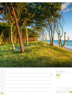 Abenteuer Deutschland Wochenplaner Kalender 2026 | Naturparadiese-Ackermann Kunstverlag Sale