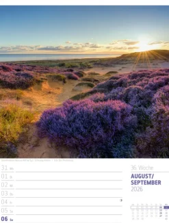 Abenteuer Deutschland Wochenplaner Kalender 2026 | Naturparadiese-Ackermann Kunstverlag Sale