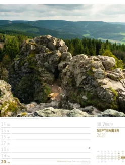 Abenteuer Deutschland Wochenplaner Kalender 2026 | Naturparadiese-Ackermann Kunstverlag Sale