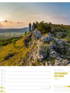 Abenteuer Deutschland Wochenplaner Kalender 2026 | Naturparadiese-Ackermann Kunstverlag Sale