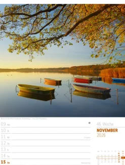 Abenteuer Deutschland Wochenplaner Kalender 2026 | Naturparadiese-Ackermann Kunstverlag Sale