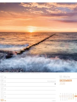 Abenteuer Deutschland Wochenplaner Kalender 2026 | Naturparadiese-Ackermann Kunstverlag Sale