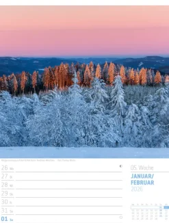 Abenteuer Deutschland Wochenplaner Kalender 2026 | Naturparadiese-Ackermann Kunstverlag Sale