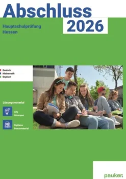Abschluss 2026 - Hauptschule Hessen - Lösungsband - Deutsch, Mathe und Englisch-hutt lernhilfen New