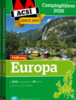 ACSI Campingführer Europa 2026-Hallwag Karten Verlag Hot