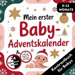 Adventskalender Baby - Kontrastbuch für Babys von 0-12 Monaten mit 24 weihnachtlichen Kontrastbildern-BoD - Books on Demand Best