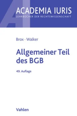 Allgemeiner Teil des BGB-Vahlen Franz GmbH