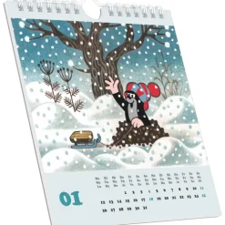 Alpha Edition - Der kleine Maulwurf Kalender 2026 - Postkartenkalender 16×17 cm mit Illustrationen von Zdenek Miler, zum Aufstellen oder Aufhängen, niedlicher Tischkalender & Geschenk für Kinder-teNeues Calendars & Stationery GmbH & Co. KG Outlet
