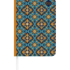 Alpha Edition - Lady Journal Oriental Pattern 2026 - Buchkalender A6 (ca. 10,7×15,2 cm) mit Wochenübersicht & Notizseiten, eleganter Taschenkalender & Terminplaner für Beruf, Schule & Alltag-teNeues Calendars & Stationery GmbH & Co. KG Discount