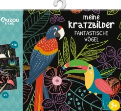 HUCH! Auzou Meine Kratzbilder - Fantastische Vögel Best