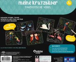 HUCH! Auzou Meine Kratzbilder - Fantastische Vögel Best