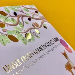 PAPERISH Verlag Babyalbum - UNSER ERSTES GEMEINSAMES JAHR (rosé) Best