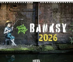 Banksy Kalender 2026 Premium XXL-Posterkalender-Heel Verlag Outlet