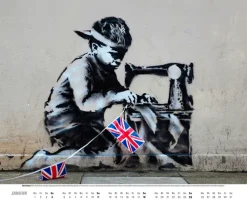 Banksy Kalender 2026 Premium XXL-Posterkalender-Heel Verlag Outlet