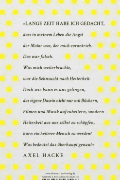 DuMont Buchverlag GmbH Über die Heiterkeit in schwierigen Zeiten und die Frage, wie wichtig uns der Ernst des Lebens sein sollte Outlet