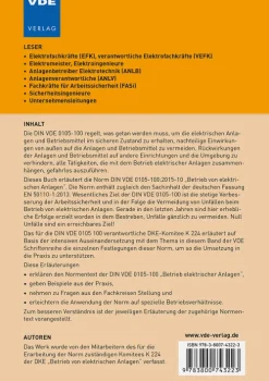 Betrieb von elektrischen Anlagen-Vde Verlag GmbH Clearance