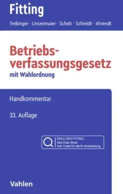 Vahlen Franz GmbH Betriebsverfassungsgesetz: BetrVG Chat-Book Discount