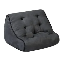 Bookcouch Grau | Lesekissen für Bücher und Tablets | Buchständer | Tablethalter | Lesehillfe | Deutsche Ausgabe-Bookchair Vertrieb Discount