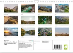 Bosnien - Wunderschöne Natur in einem bezaubernden Land. (Wandkalender 2026 DIN A4 quer), Monatskalender-Calvendo