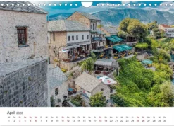 Bosnien - Wunderschöne Natur in einem bezaubernden Land. (Wandkalender 2026 DIN A4 quer), Monatskalender-Calvendo