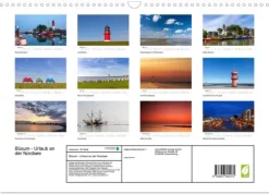 Calvendo Büsum - Urlaub an der Nordsee (Wandkalender 2026 DIN A3 quer), Monatskalender Best
