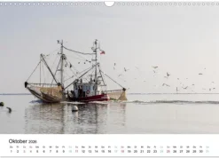 Calvendo Büsum - Urlaub an der Nordsee (Wandkalender 2026 DIN A3 quer), Monatskalender Best