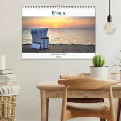 Calvendo Büsum - Urlaub an der Nordsee (Wandkalender 2026 DIN A3 quer), Monatskalender Best