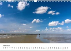 Calvendo Büsum - Urlaub an der Nordsee (Wandkalender 2026 DIN A3 quer), Monatskalender Best