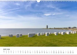 Calvendo Büsum - Urlaub an der Nordsee (Wandkalender 2026 DIN A3 quer), Monatskalender Best