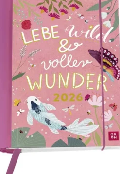 Groh Verlag Buchkalender 2026: Lebe wild und voller Wunder Clearance