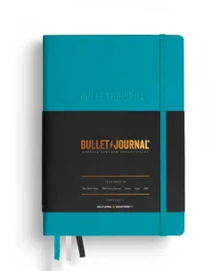 Bullet Journal Edition 2, Medium (A5), Hardcover, 206 num. Seiten, Turquoise25, dotted-LEUCHTTURM1917 Sale