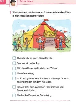 Übungsheft - Lesen 1. Klasse-Bibliograph. Instit. GmbH Clearance