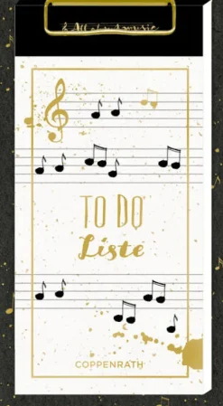 Coppenrath Verlag Coppenrath - All about Music - Notizblock - TO DO Liste Discount