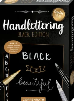 Coppenrath Verlag Coppenrath - Creative Time - Handlettering Black Edition - Creative Time Sale