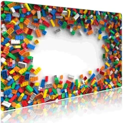 Cover-your-desk Schreibtischunterlage für Kinder und Erwachsene Klemmbausteine, aus hochwertigem Vinyl , 60 x 40 cm Best